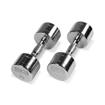 BRONZE GYM BG-PA-DB-C10 Гантель хромированная 10 кг