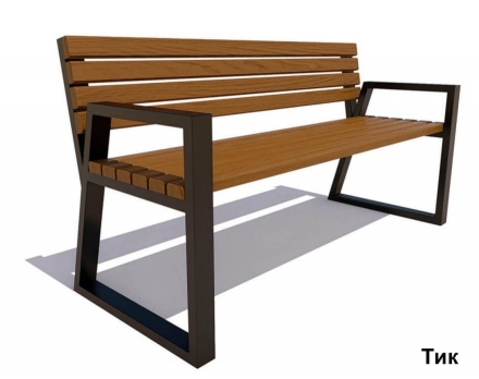 Скамейка уличная Кёльн, Сосна 0,6 м, фото 5
