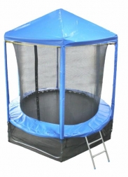 Батут OPTIFIT Like Blue 8ft 2,44 м с синей крышей, фото 1
