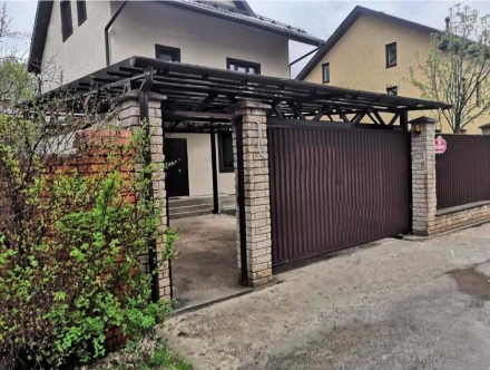 Односкатный навес на четырех опорах, фото 2