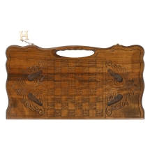 Нарды резные "Тигр" с ручкой, Haleyan Нарды резные "Тигр" с ручкой, Haleyan