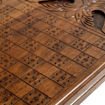 Нарды резные "Тигр" с ручкой, Haleyan Нарды резные "Тигр" с ручкой, Haleyan