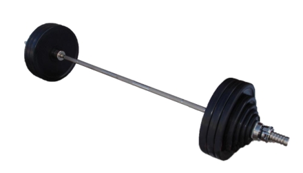 Штанга рекордная олимпийская 282,5 кг (диски евро-классик), фото 1