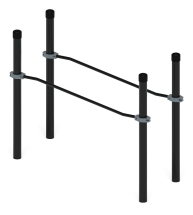 Воркаут ЛОВ 89 серый ВТ 101.04-03