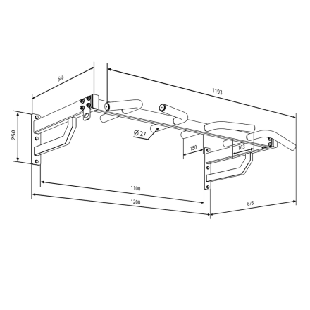 Турник настенный «Мультихват PRO 27», фото 5