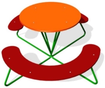 Детский столик Улыбка СП164 для игровой площадки Детский столик Улыбка СП164 для игровой площадки