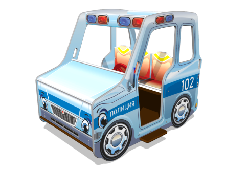 Игровой макет Машина Полиции ИМ246 для детских площадок, фото 1