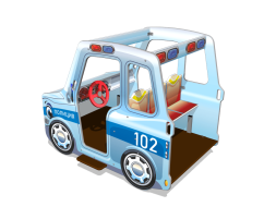 Игровой макет Машина Полиции ИМ246 для детских площадок, фото 2