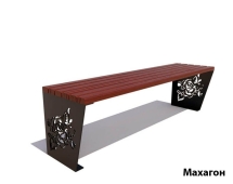 Банкетка Роза, Лиственница 1,5 м