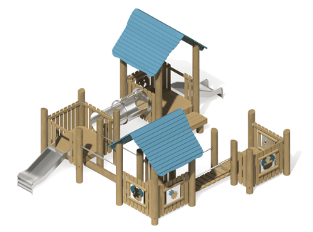 Игровой комплекс Эко ИК-226 для детской площадки, фото 4