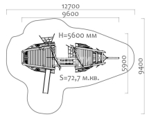 Игровой комплекс Эко 071201 для детской площадки Игровой комплекс Эко 071201 для детской площадки