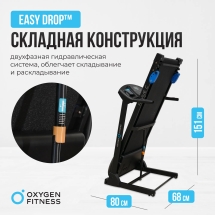 Беговая дорожка домашняя OXYGEN FITNESS REVIVE C Беговая дорожка домашняя OXYGEN FITNESS REVIVE C
