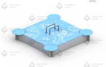 Песочница с дверцами «Космос» Песочница с дверцами «Космос»