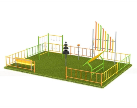 Музыкальная площадка Мини с ограждением 341.00.01, фото 6