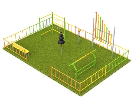 Музыкальная площадка Мини с ограждением 341.00.01, фото 2