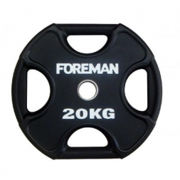 Диск X-Training уретановый FOREMAN FM/UPX-20KG-BK (20 кг), фото 1