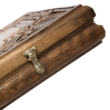 Нарды резные "Армянский узор" с серебром 60, Haleyan Нарды резные "Армянский узор" с серебром 60, Haleyan