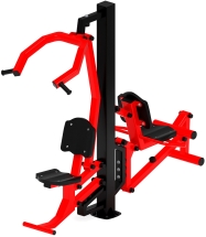 Тяга верхняя+Флекс (красный) - Уличный тренажер - СТ 021-11.И1