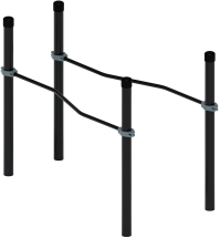 Воркаут ЛОВ 89 серый ВТ 101.05-03