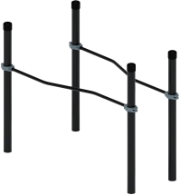 Воркаут ЛОВ 89 серый ВТ 101.05-03