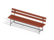 МФ 1.03 Лавочка со спинкой МФ 1.03 Лавочка со спинкой