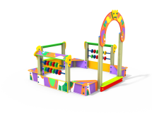 МФ 3.114 Песочница со счетами граффити МФ 3.114 Песочница со счетами граффити