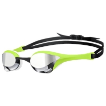 Очки для плавания "ARENA Cobra Ultra Mirror", салатовые