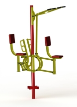 Уличный тренажер "Тяга вертикальная и жим ногами" ТУ-7