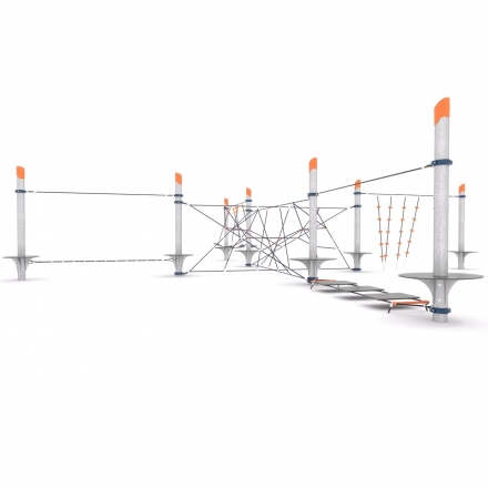 Канатная конструкция для лазания-05.03, фото 3