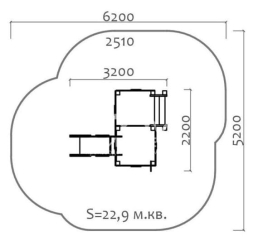 Игровой комплекс 070285.21 H=650 для детей 2-4 года для уличной площадки, фото 3