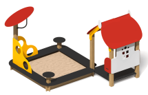 Песочный дворик ПС-86 для детской площадки Песочный дворик ПС-86 для детской площадки