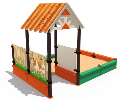 Песочный дворик, фото-мотивы &quot;Ферма&quot; ПС011.17, фото 1