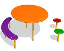 Детский столик Радость СП056 для игровой площадки Детский столик Радость СП056 для игровой площадки