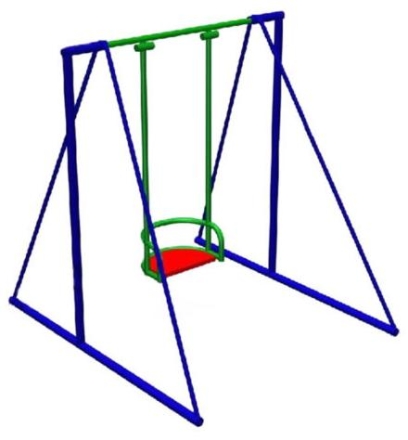 Детские качели К2 CКИ 004 для уличной площадки, фото 2