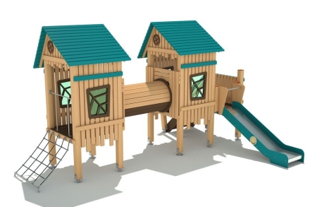 Игровой комплекс ДГ-34 от 3 лет для детской площадки Сосна, фото 1