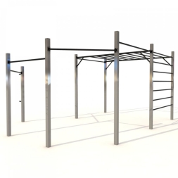 Оборудование для Воркаут ActiSteel S 2 для спортивной площадки, фото 3 Оборудование для Воркаут ActiSteel S 2 для спортивной площадки, фото 3