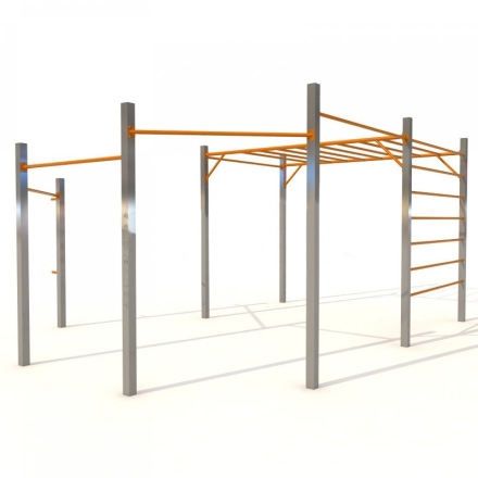 Оборудование для Воркаут ActiSteel S 2 для спортивной площадки, фото 4