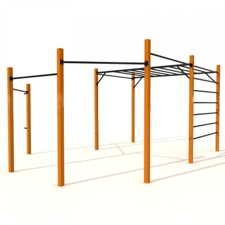 Оборудование для Воркаут ActiSteel S 2 для спортивной площадки, фото 1