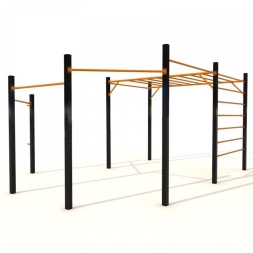 Оборудование для Воркаут ActiSteel S 2 для спортивной площадки, фото 2 Оборудование для Воркаут ActiSteel S 2 для спортивной площадки, фото 2