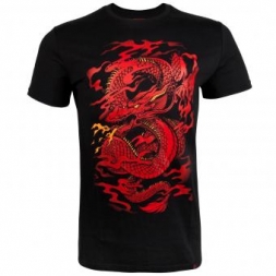 Футболка Venum Dragon's Flight Black/Red, фото 1