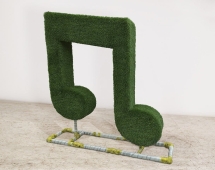 Топиари нота, h=160 см - газон Deluxe Топиари нота, h=160 см - газон Deluxe