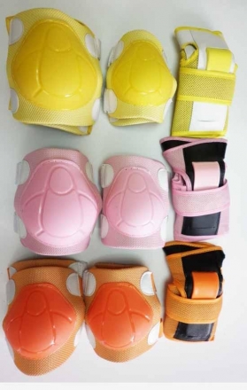 Защита для роликов L  YD-0093 розовая, фото 1