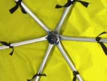 Батут OPTIFIT Like Blue 8ft 2,44 м с желтой крышей