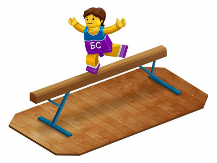 Бревно гимнастическое высокое переменной высоты 5 м., фото 1