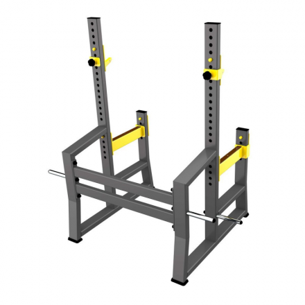 A-3150 Стойка для приседания и жима с ограничителями (Squat Rack), фото 4