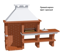 Печь Аристократ 814 Прямоугольный кирпич желтый