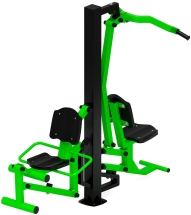 Тяга верхняя+Флекс (зеленый) - Уличный тренажер - СТ 021-12.И1