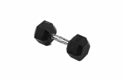 Гантель гексагональная обрезиненная Lite Weights 3186LW, 10кг, фото 1