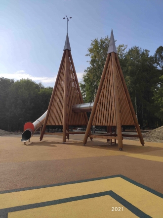 Детский игровой комплекс "Две пирамиды", фото 3