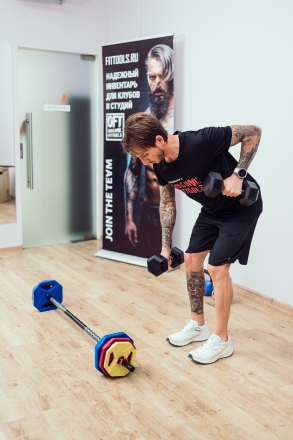 Гантель 22,5 кг гексагональная, фото 13